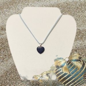Collier cœur Lapis Lazulli