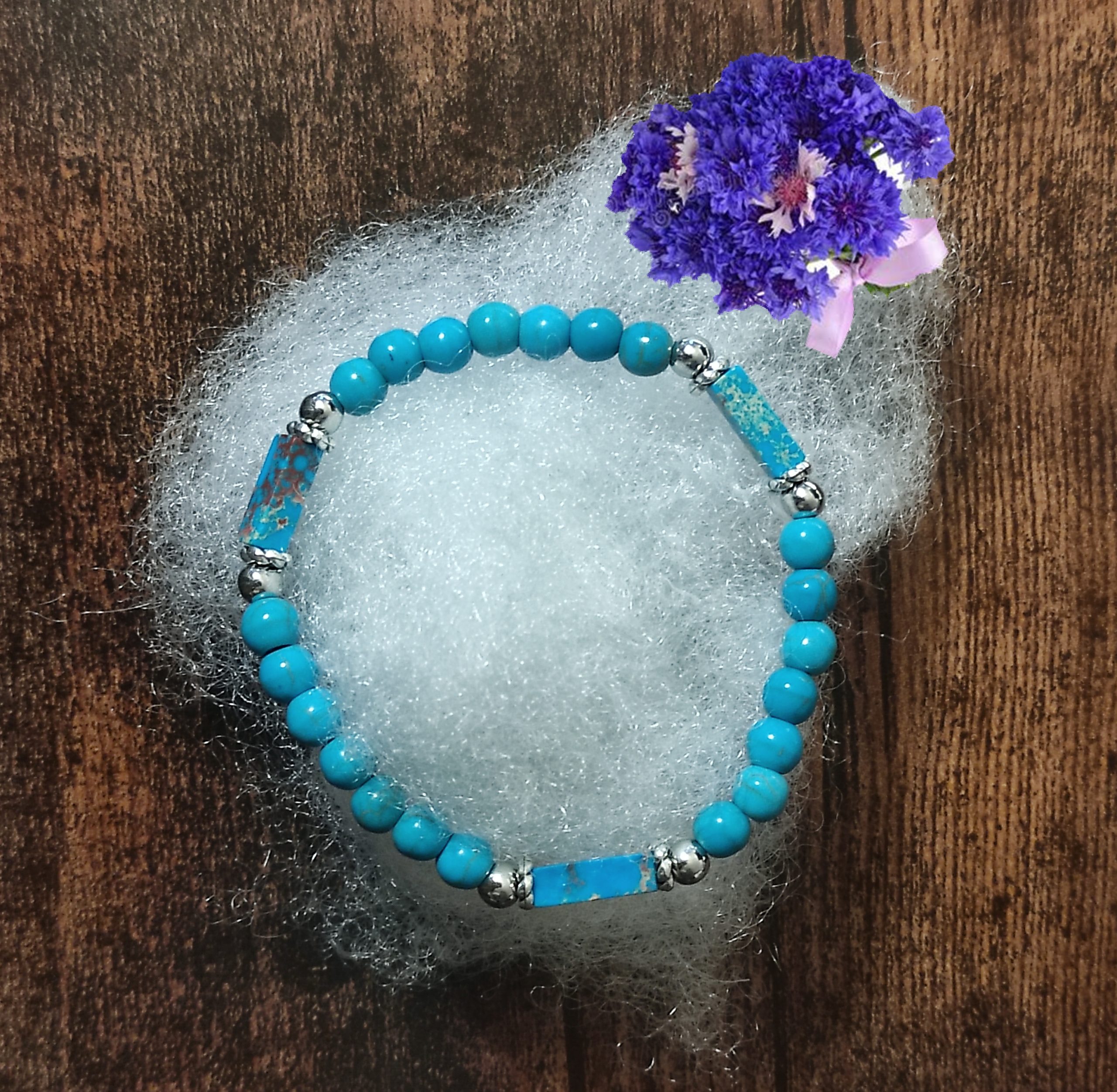 Bracelet Turquoise 6mm