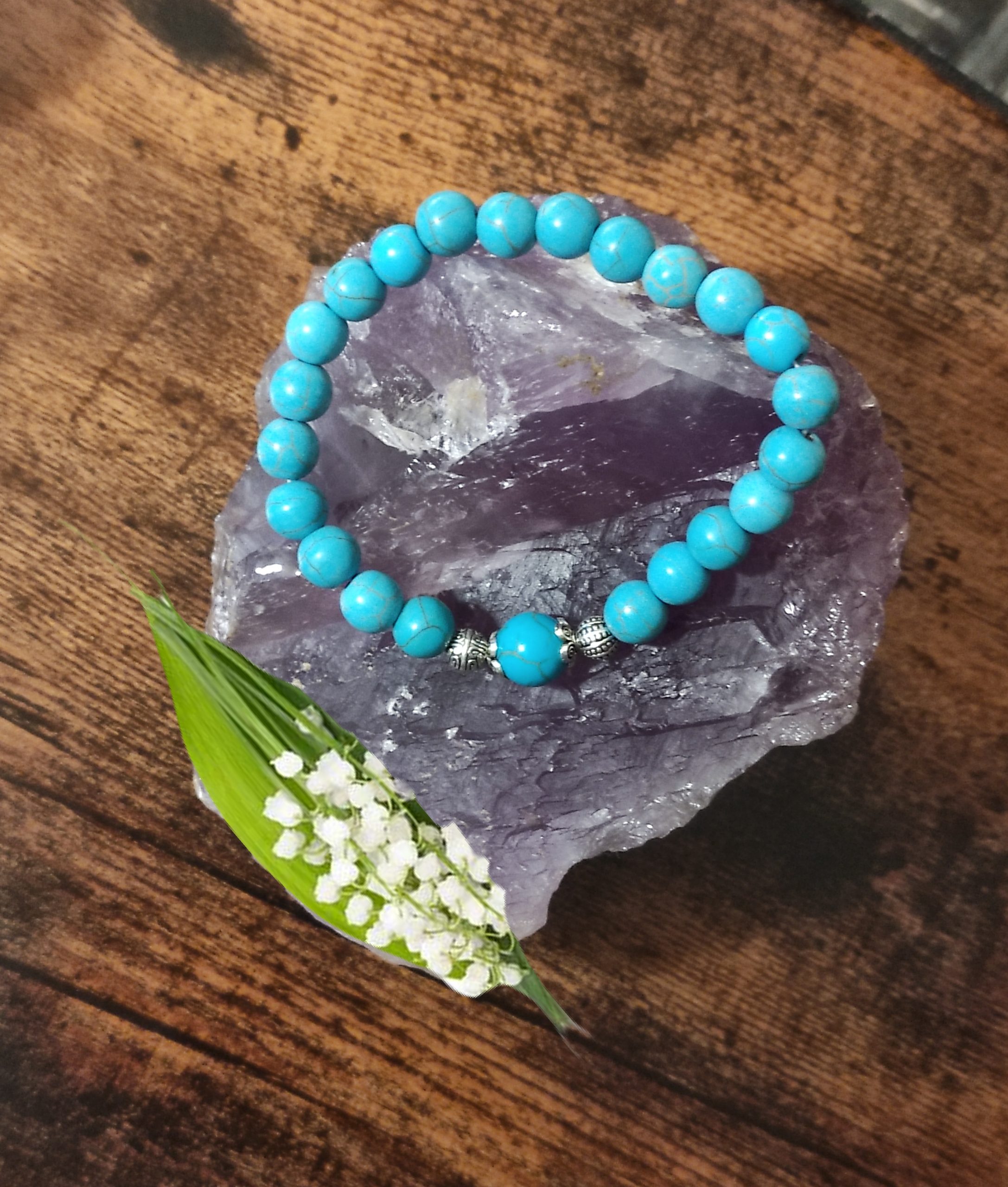 Bracelet Turquoise 8mm