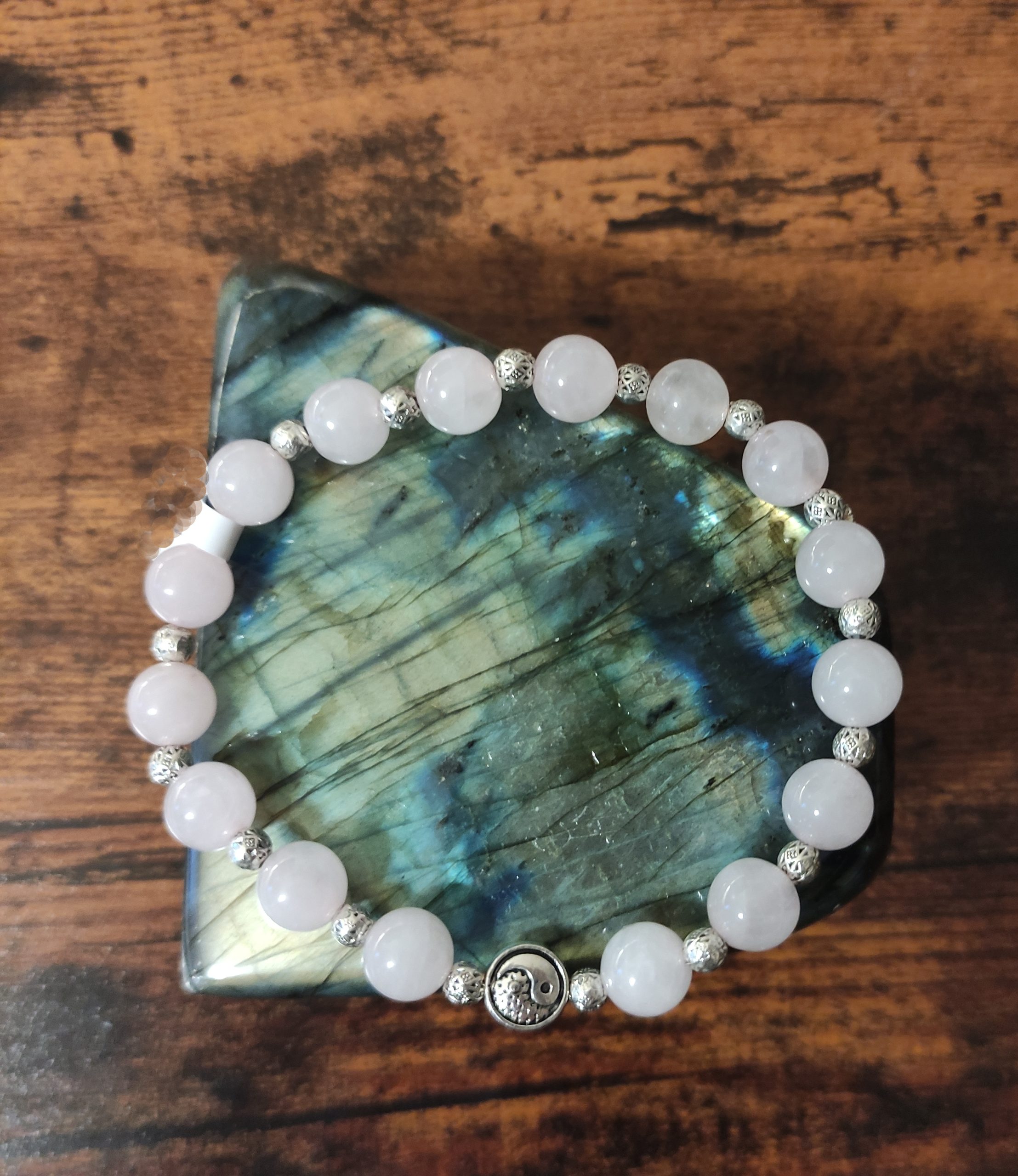 Bracelet Quartz Rose 8mm