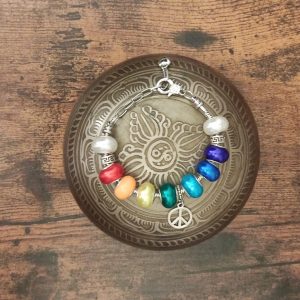 Bracelet chaîne réglable Chakras