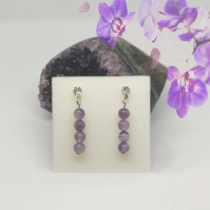 Boucles d'oreilles Améthyste
