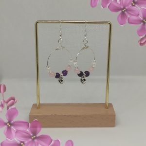 Boucles d'oreilles ronde Amaia
