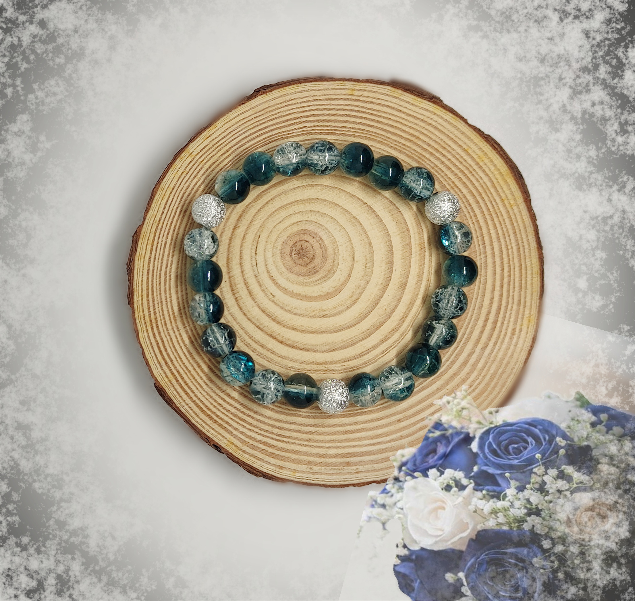 Bracelet Silver Blue – Image 2