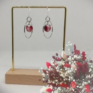 Boucles d'oreilles Red