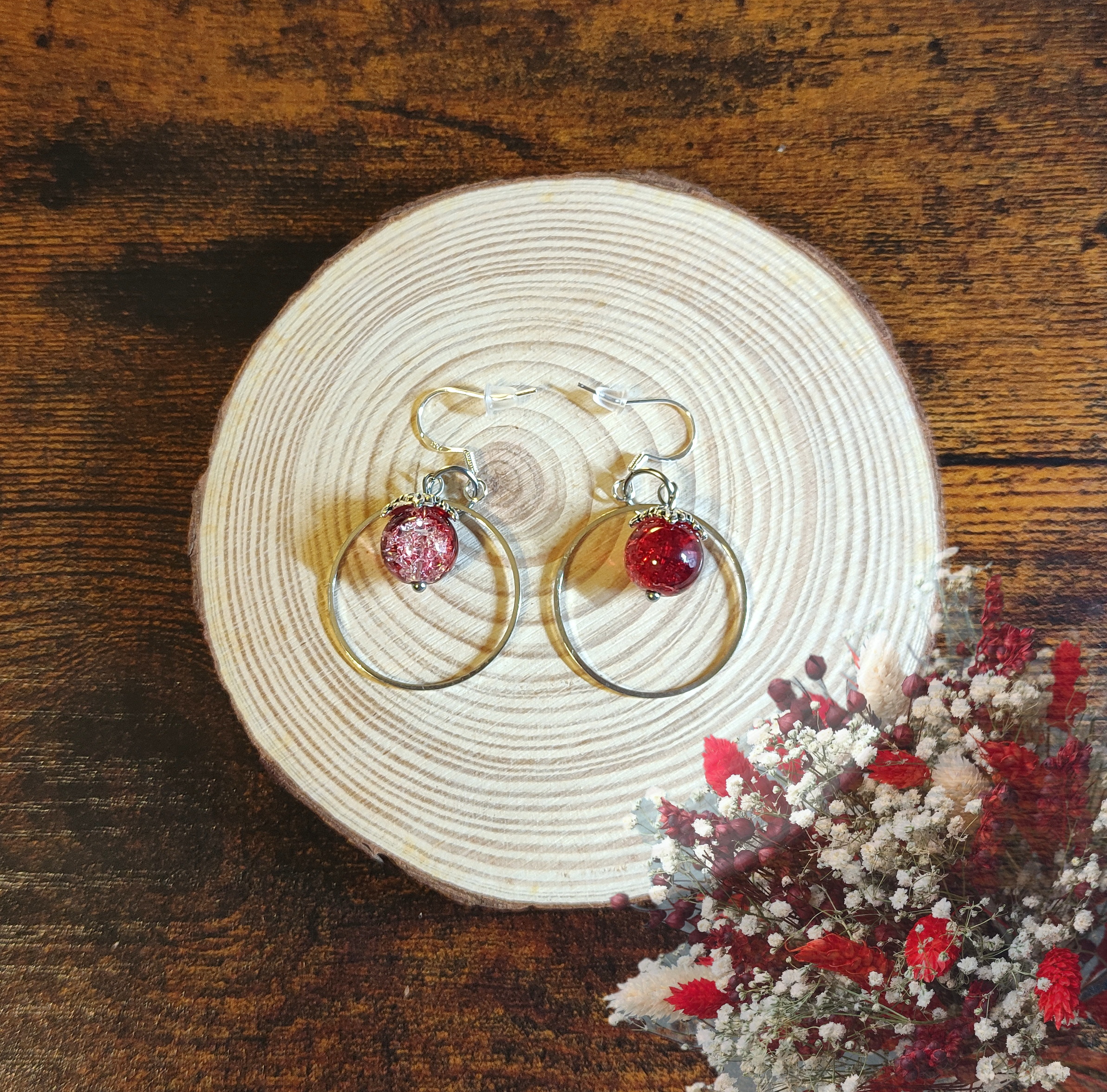 Boucles d'oreilles Red – Image 2