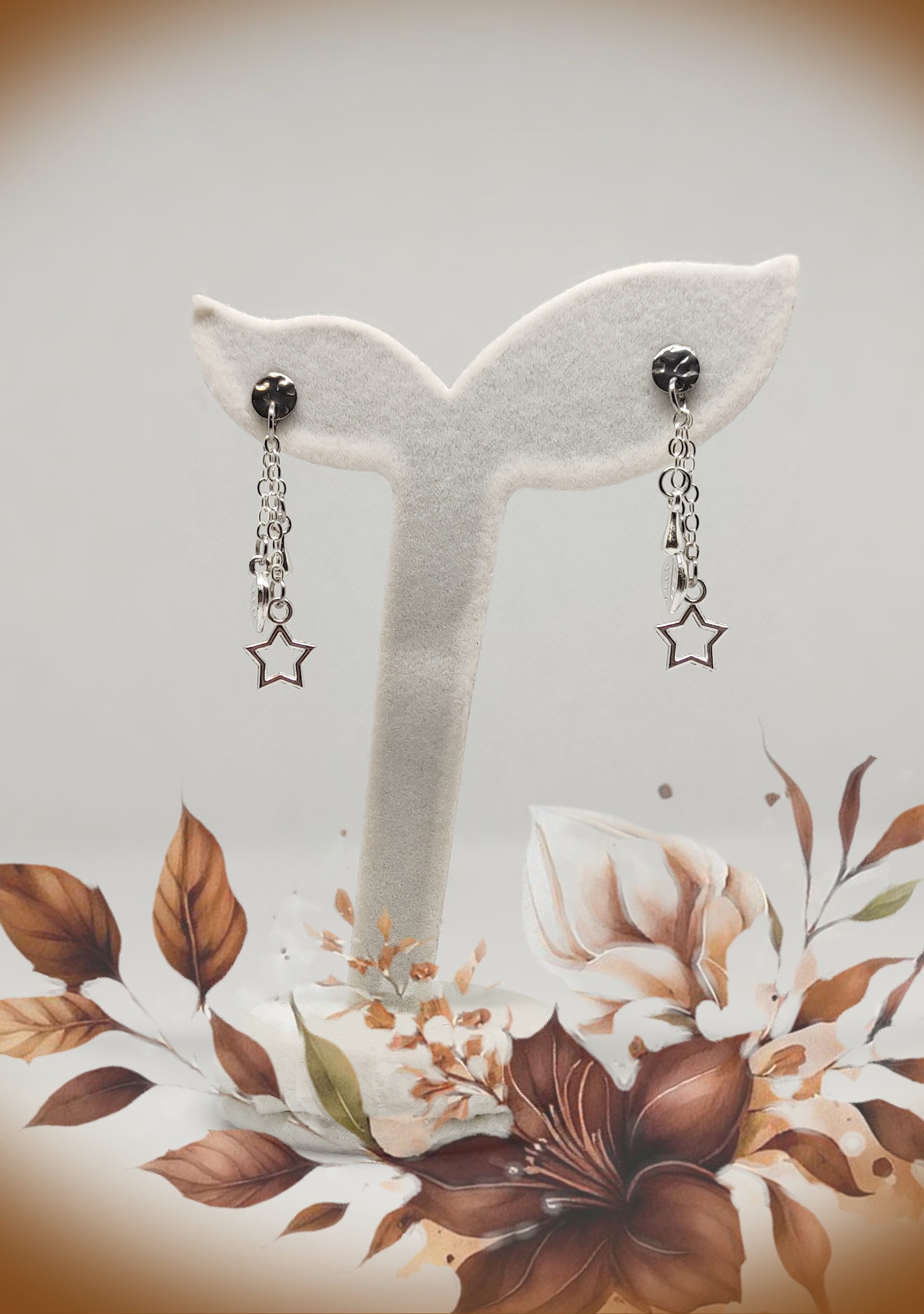 Boucles d'oreilles Triptyque