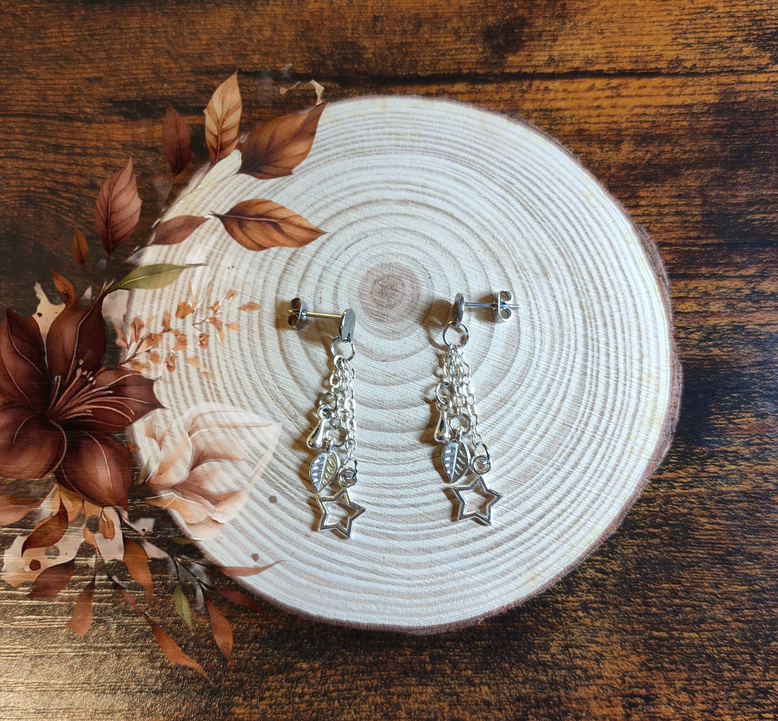 Boucles d'oreilles Triptyque – Image 2